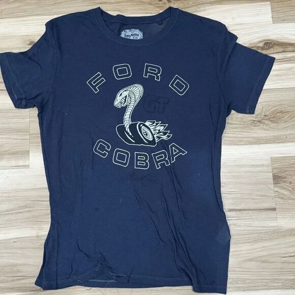 Ford Tops - Lucky Brand Ford Cobra Short Sleeve Tee Shirt Women’s Medium